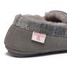 BEDROOMA Bedroom Athletics Hanks Suede Moccasin Slipper Grey