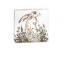 CARD WILDFLOWER HARE 8PK