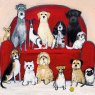 CARD FAVOURITE RED CHAIR