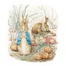 CARD PETER RABBIT & BENJAMIN BUNNY