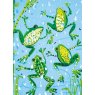 CARD LEAPING FROGS