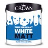 Crown Crown Matt Paint Pure Brilliant White 2.5L