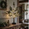 Noma Frosted Fir Twig Tree Warm White