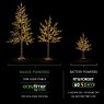 Noma Frosted Fir Twig Tree Warm White