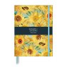 SKETCH BOOK VASE W/12 SUNFLOWERS