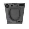 TOILET SEAT SOFT CLOSE WHT