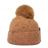 Jess & Lou Speckle Rib Bobble Hat