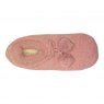 SLIPPER SOCK COSY PINK MARL LDS
