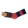 Jess & Lou Ladies' Cosy Stripey Block Sock