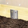 PERRYS Sleeper Base Anchor 75mm Concrete In