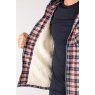 Rydale Rydale Ulrome Hooded Fleece Overshirt Navy/White Check