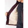 Rydale Rydale Ulrome Hooded Fleece Overshirt Wine Check