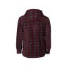 Rydale Rydale Ulrome Hooded Fleece Overshirt Wine Check