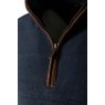 Rydale Rydale Huggate 1/4 Zip Fleece Marl Navy