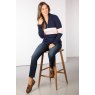 Rydale Rydale Bramham 1/4 Zip Jumper Navy Stripe