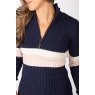 Rydale Rydale Bramham 1/4 Zip Jumper Navy Stripe