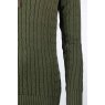 Rydale Rydale Emma Cable 1/4 Zip Jumper Khaki