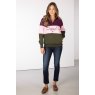 Rydale Rydale Byland Cow Sweatshirt Olive/Sorbet/Berry