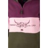 Rydale Rydale Byland Cow Sweatshirt Olive/Sorbet/Berry