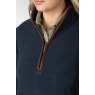 Rydale Rydale Huggate 1/4 Zip Fleece Marl Navy