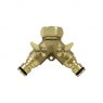 CONNECTOR 3/4" TAP TWO WAY BRASS