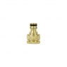 CONNECTOR 1/2"+3/4" TAP EXT THREAD BRASS