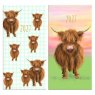 DIARY SLIM WTV HIGHLAND COW