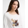 Barbour Barbour Lossie Long Sleeve T-Shirt Cloud Dog Duo