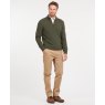 Barbour Barbour Tisbury 1/2 Zip Knitted Jumper Dark Seaweed