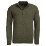 Barbour Barbour Tisbury 1/2 Zip Knitted Jumper Dark Seaweed