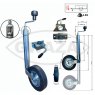 Gwaza Gwaza Jockey Wheel & Clamp 48mm 150kg NWL