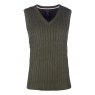 JUMPER EMMA KHAKI V NECK