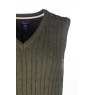 Rydale Rydale Emma V Neck Knitted Vest Khaki