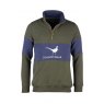 Rydale Rydale Byland Pheasant Sweatshirt Olive/Navy/Olive
