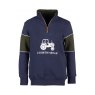 SWEATSHIRT BYLAND 1/4ZIP NVY