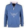 SWEATSHIRT BYLAND 1/4ZIP BLU