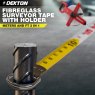 DEKTON Dekton Fibreglass Surveyor Tape 30m