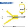 Goodyear Goodyear Extendable Tyre Wheel Clamp