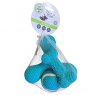 Pet Living Tennis Dog Toys 3 Pack Assorted