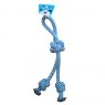 Pet Touch Playtime Twin Rope With Handle Dog Toy Assorted