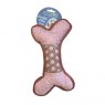 Pet Living Thermoplastic Rubber & Squeak Plush Dog Toy Assorted