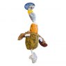 Pet Living Plush Flying Duck Rope & Squeak Dog Toy Assorted