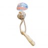 Pet Living Coffee Wood & Rope Dog Toy Assorted
