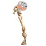 Pet Living Coffee Wood & Rope Dog Toy Assorted