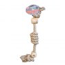 DOG TOY COFFEE WOOD & ROPE 5