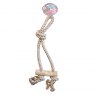 DOG TOY COFFEE WOOD & ROPE 5