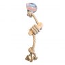 DOG TOY COFFEE WOOD & ROPE 6
