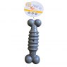 Pet Living Time To Play Thermoplastic Rubber Bone Squeak Dog Toy Assorted