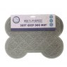 Pet Living Multi Purpose Soft Grip Bone Shape Dog Mat Assorted