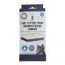 Pet Living Drawstring Cat Litter Tray Liners L 8 Pack